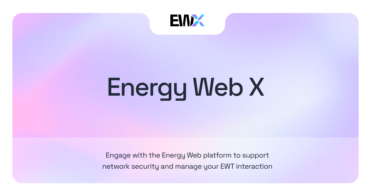 Energy Web X Logo