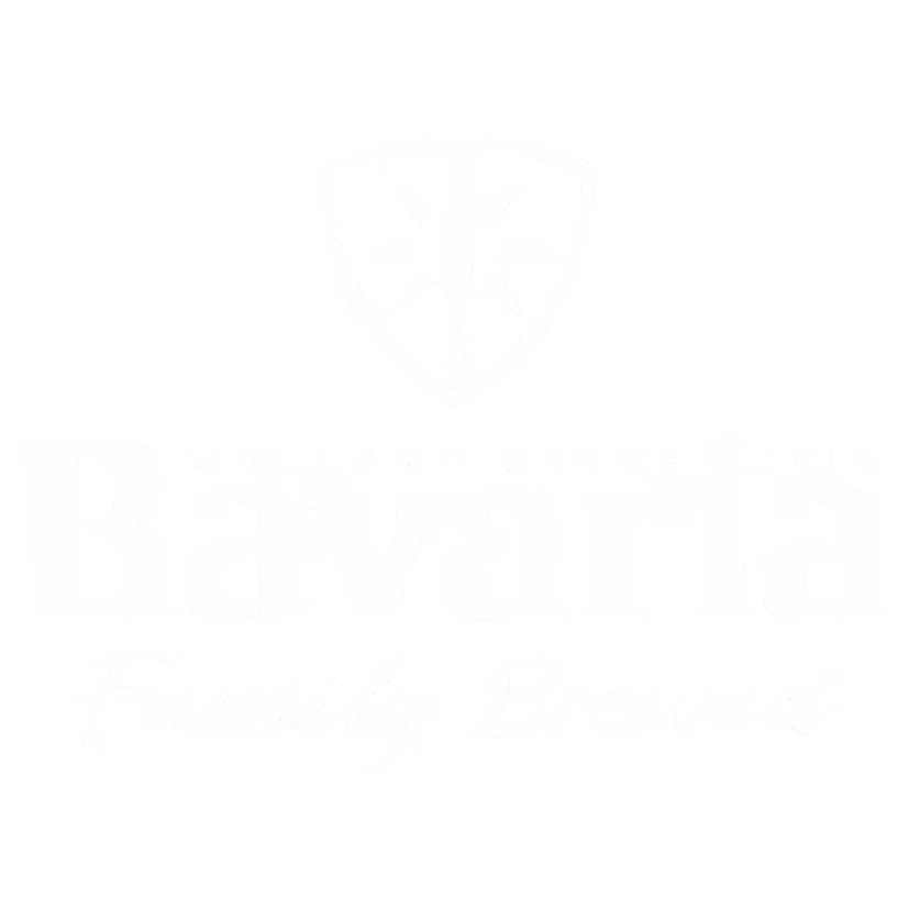 Bavaria logo with a compass symbol above text stating 'Holland Since 1719' and 'Family Brewed' below.