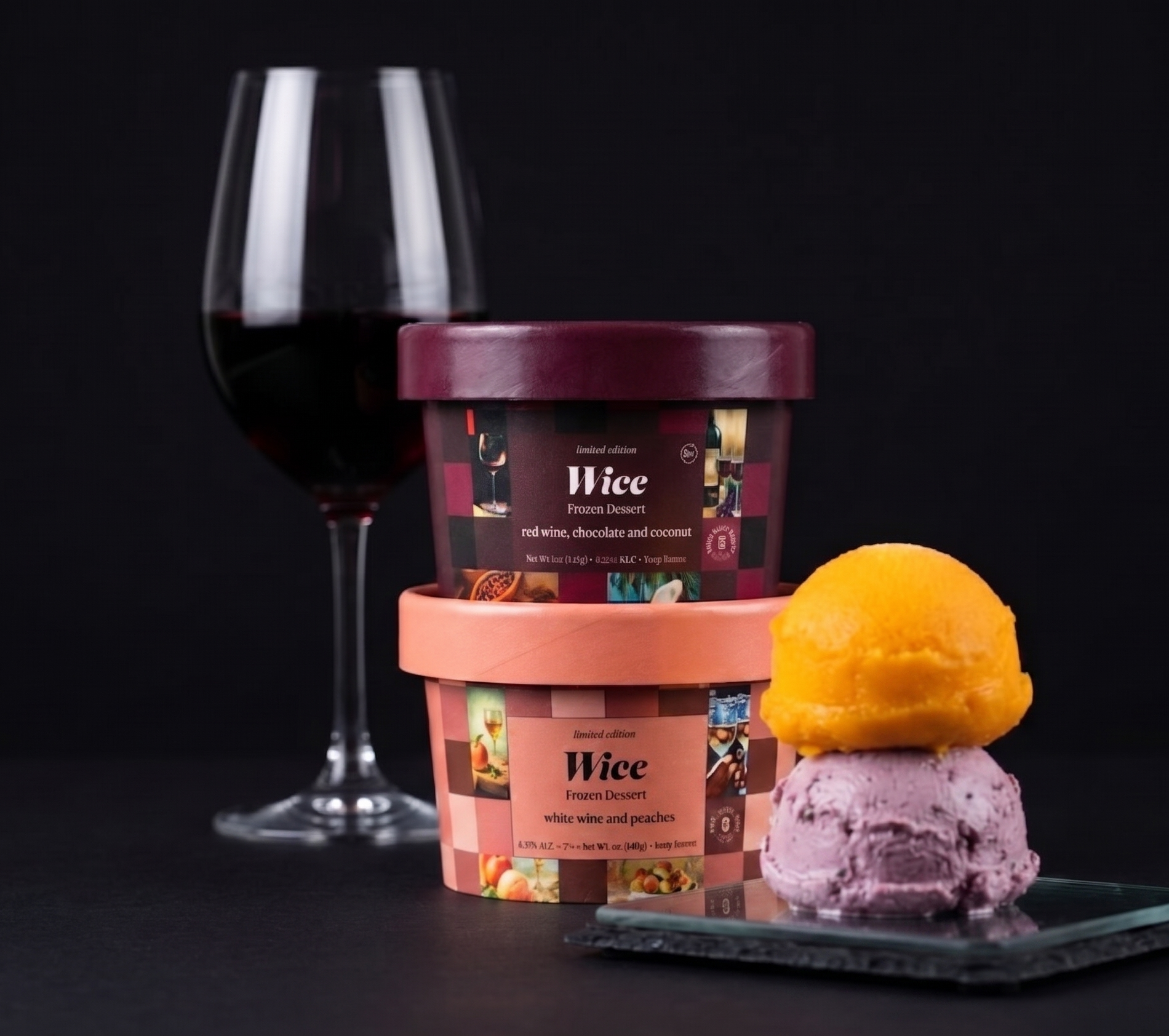 WICE wine ice cream and sorbet with wine
