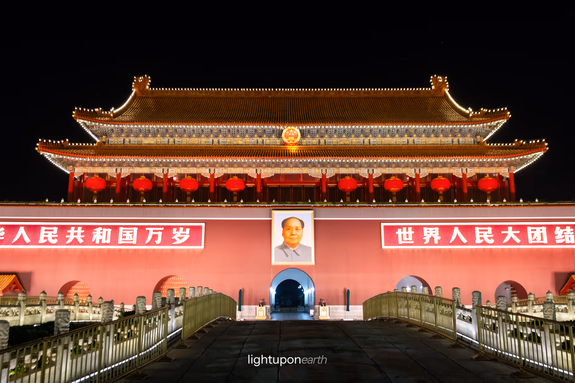 Entrance gate to the Forbidden City