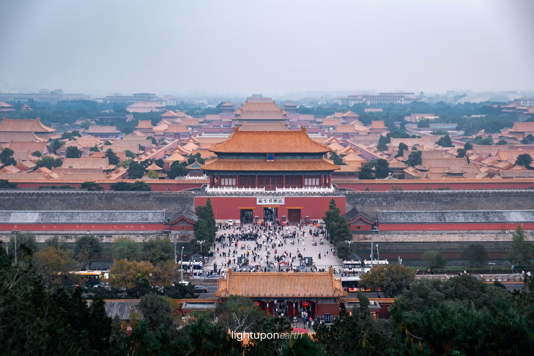 View on the Forbidden City from above