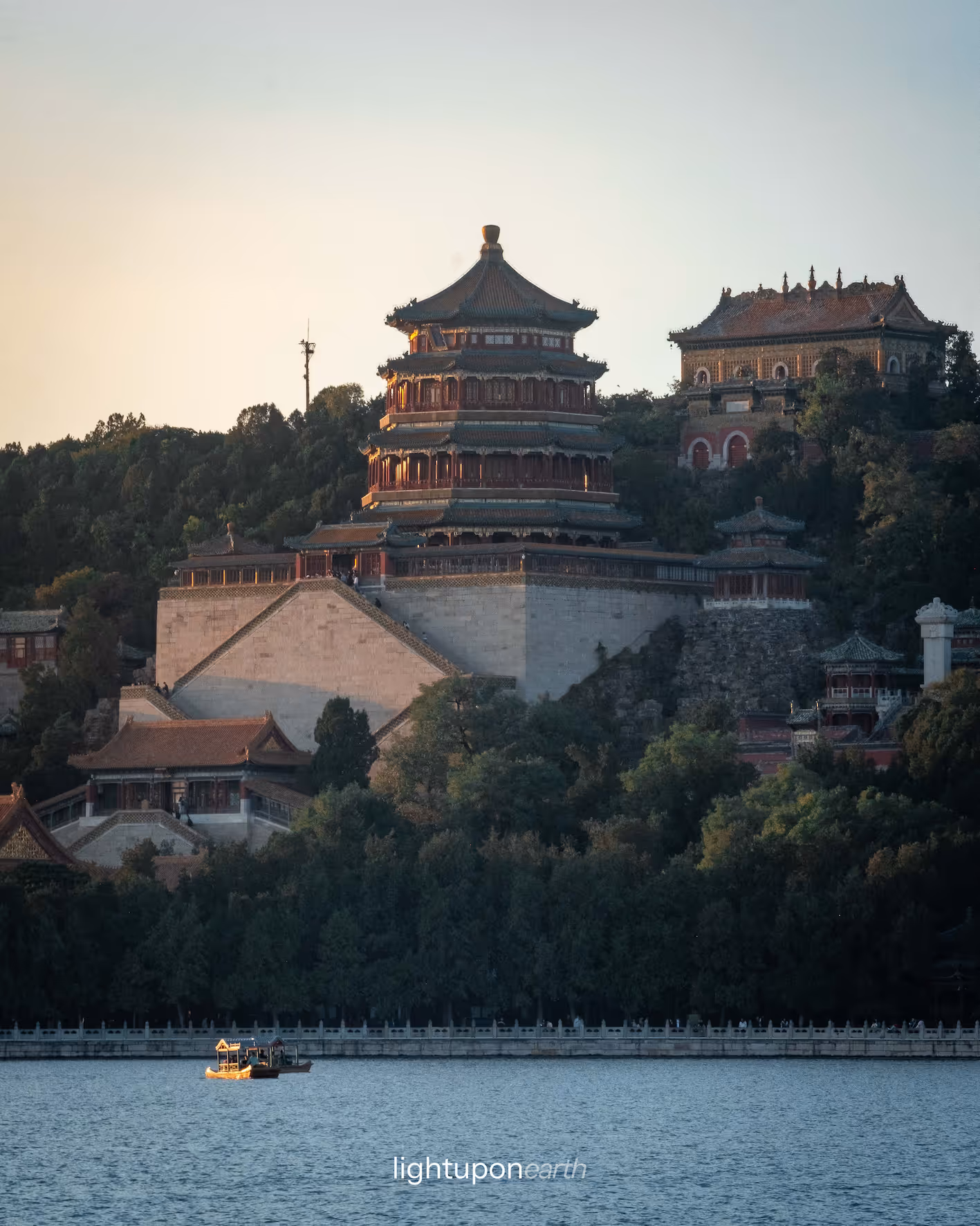 The Summer Palace at golden hour