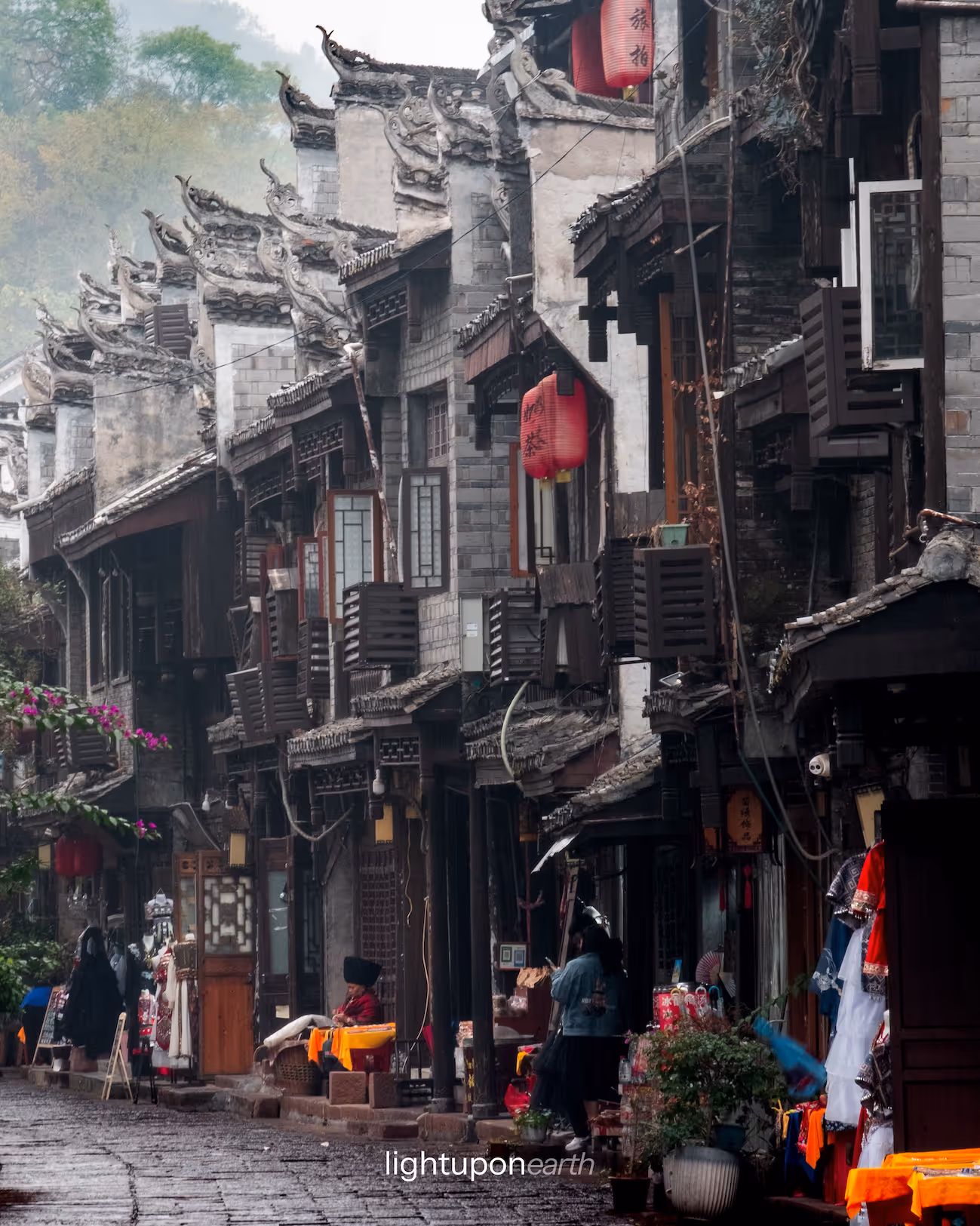 historic street in Fenghuang