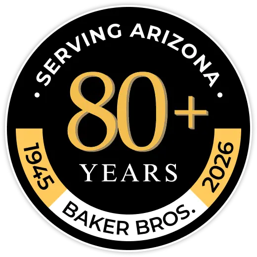 Baker Bros 80 years icon