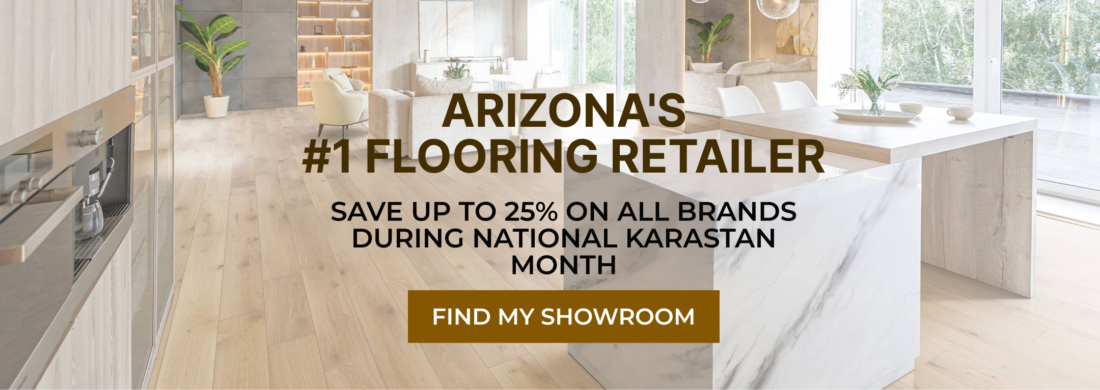Hardwood flooring in the living room