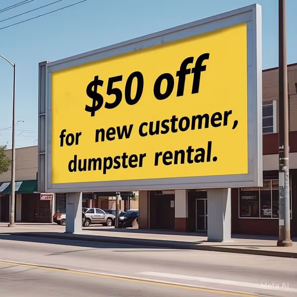 First-time customers save $50 on dumpster rentals with Bender General Contracting. Call or text 716-336-2184 to book your rental today.