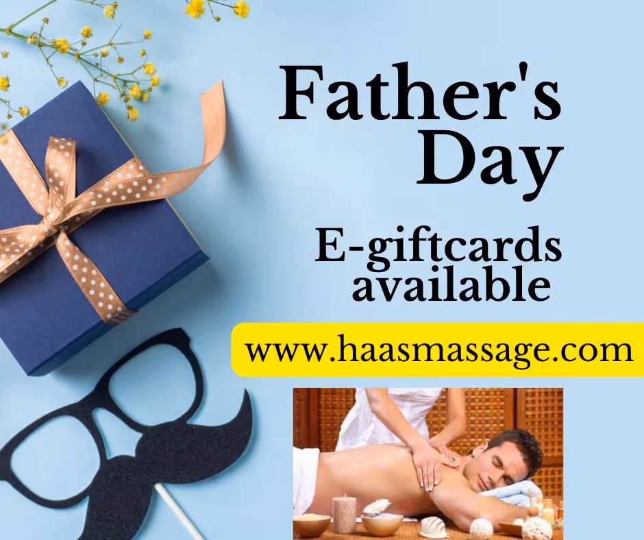Father’s Day Massage eGift Cards from Amanda Haas Massage Therapy
