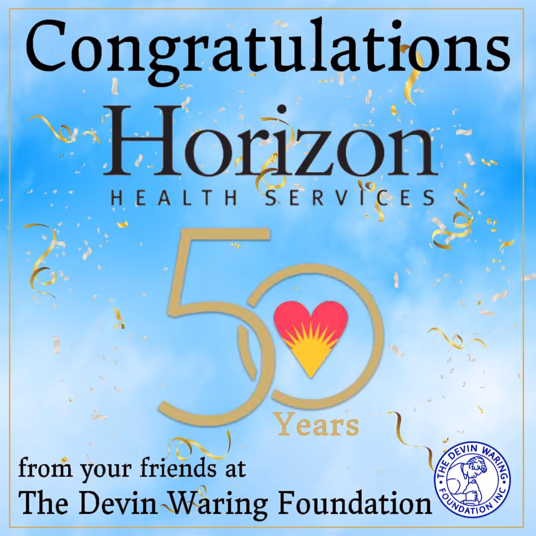 Devin Waring Foundation Celebrates Horizon Health’s 50th Anniversary