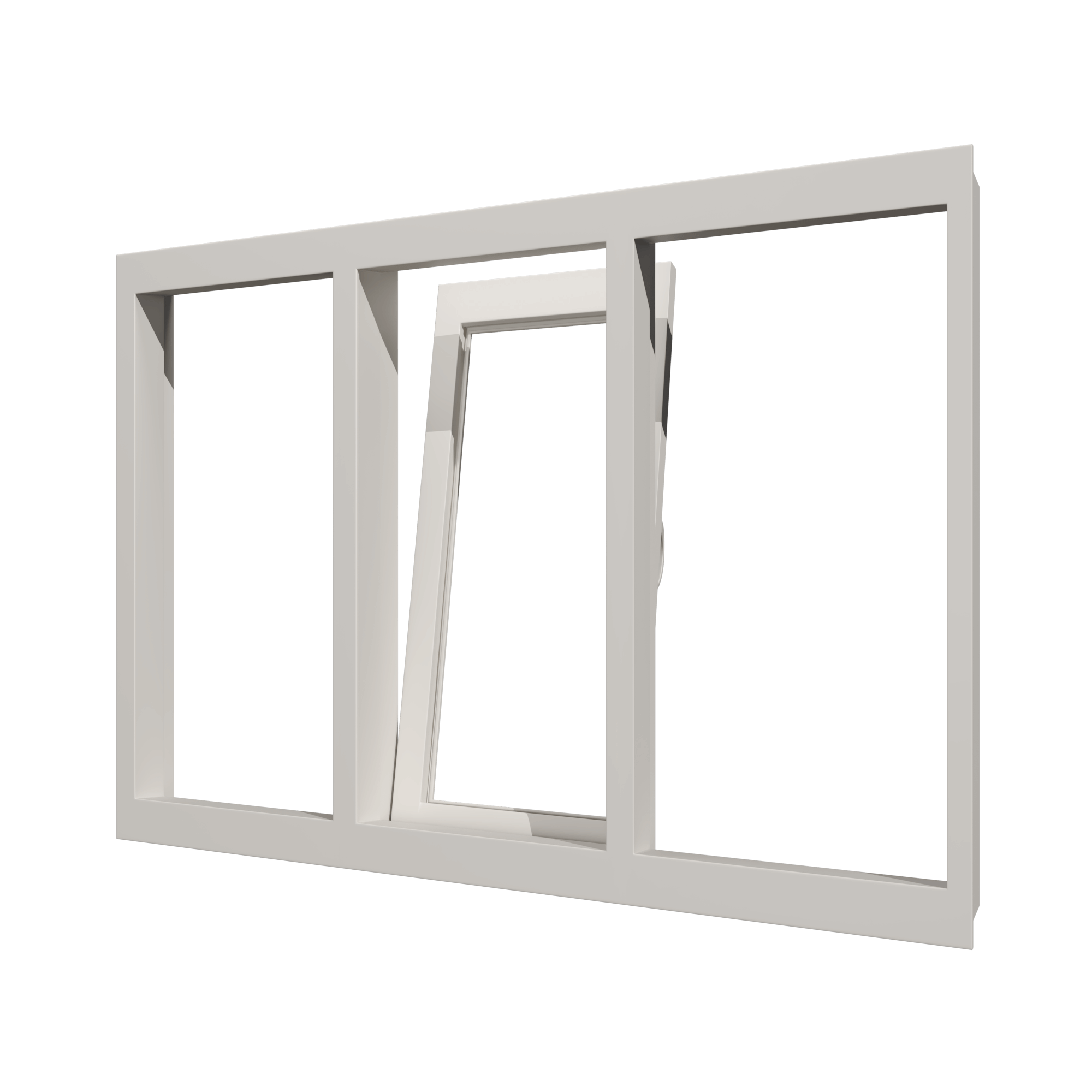 Aluminium Valramen 1, 2 of 3 vakken