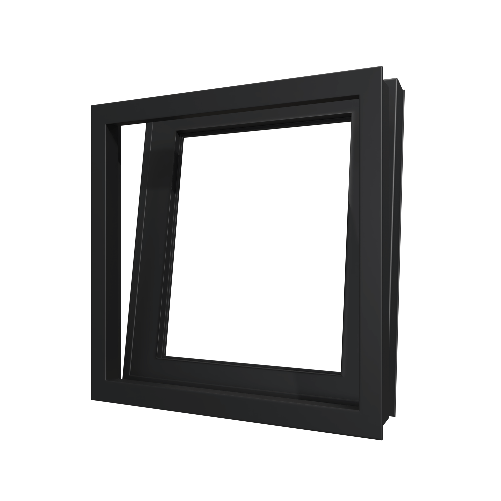 Kunststof Draaikiepramen 1,2 of 3 vakken