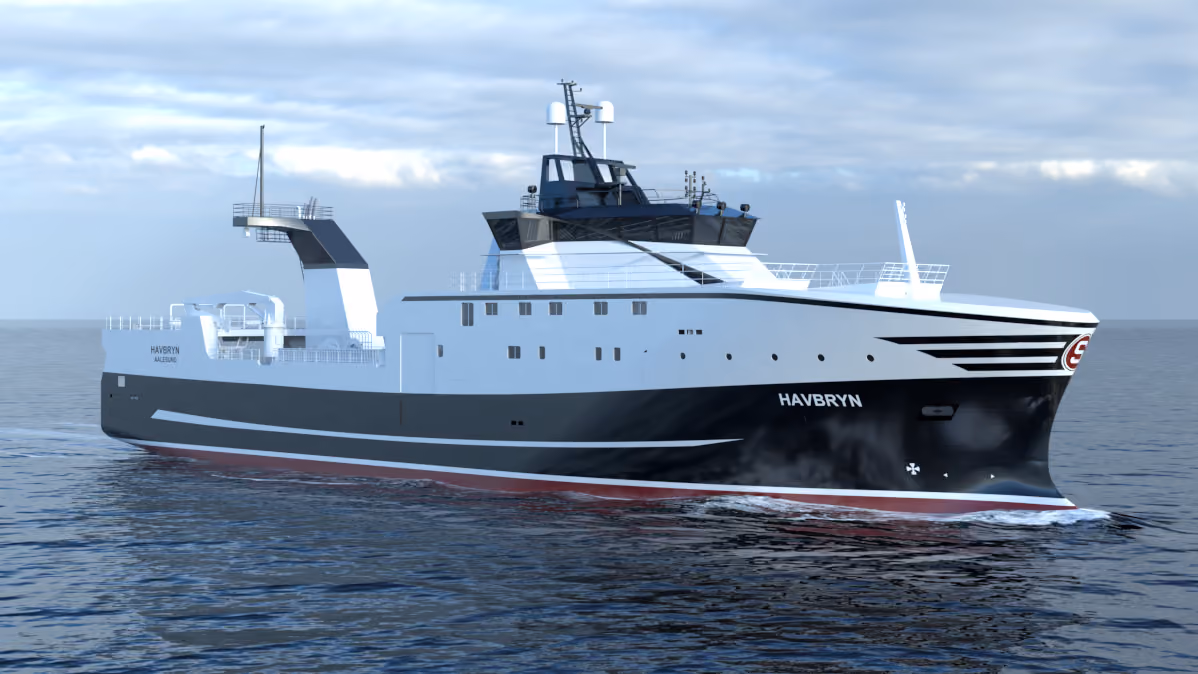 3D modell av Nye Havbryn som er under bygging