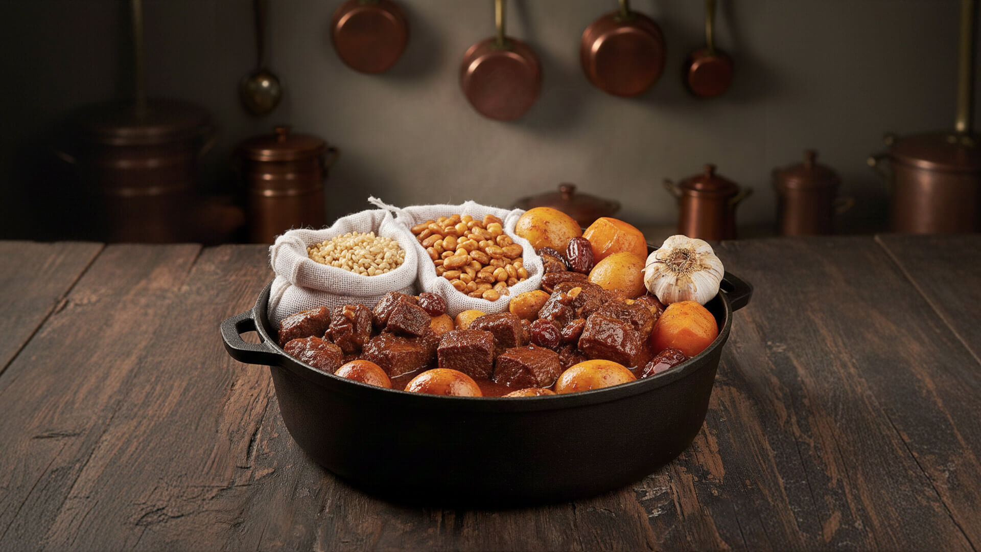 חמין מרוקאי מופרד