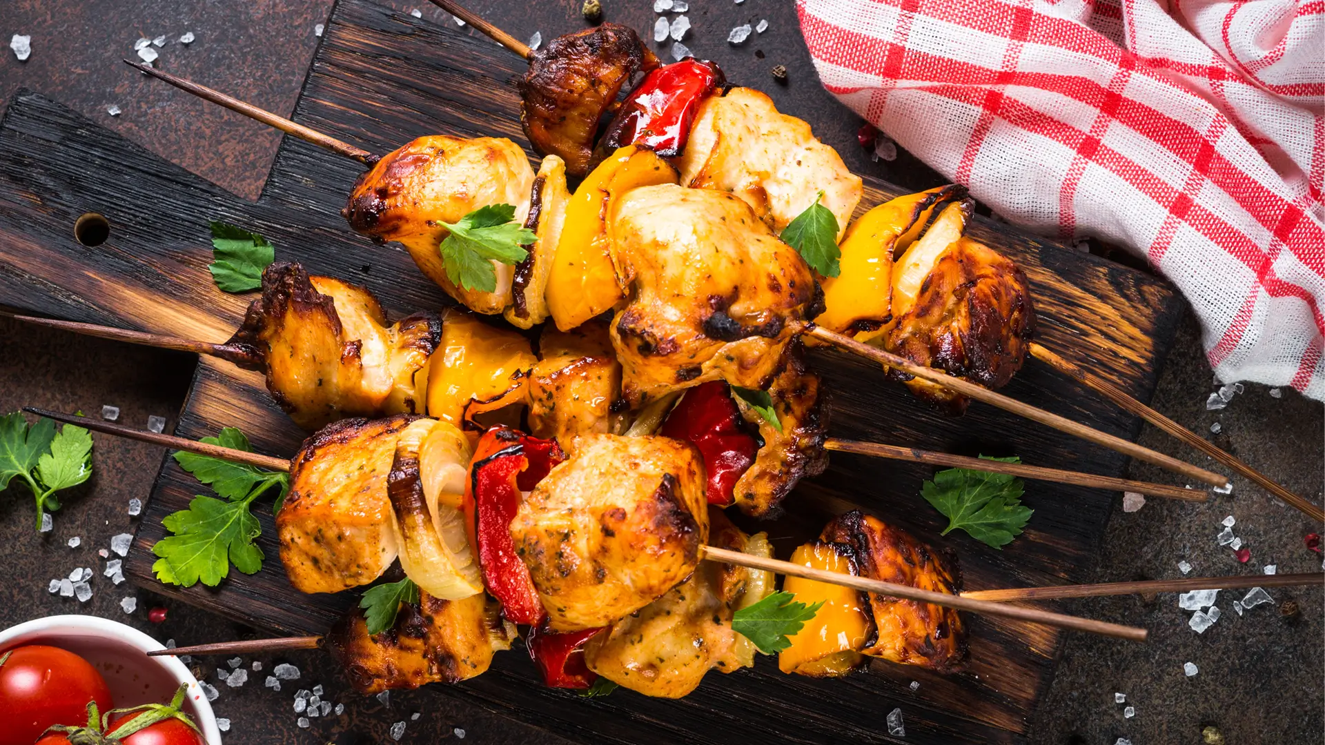 שיפודי פרגית בטריאקי ביתי