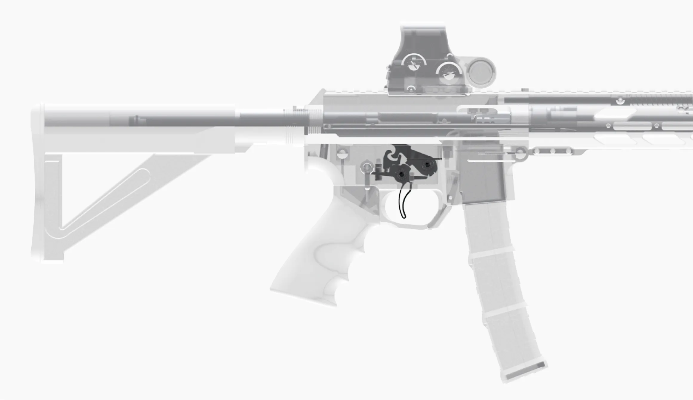 Ударно-спусковой механизм карабина SWC RCS-201S