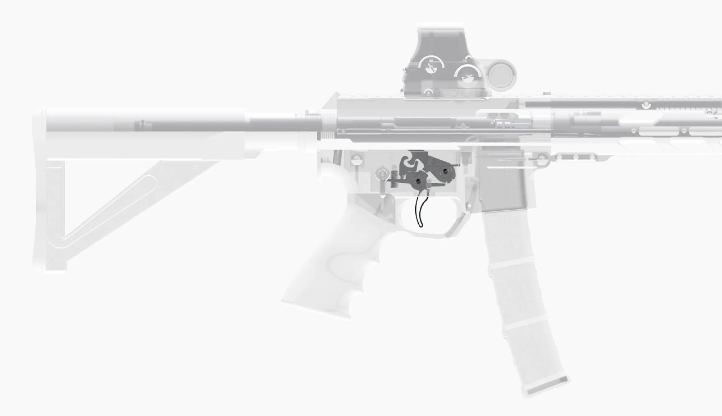 Ударно-спусковой механизм карабина SWC RCS-201S