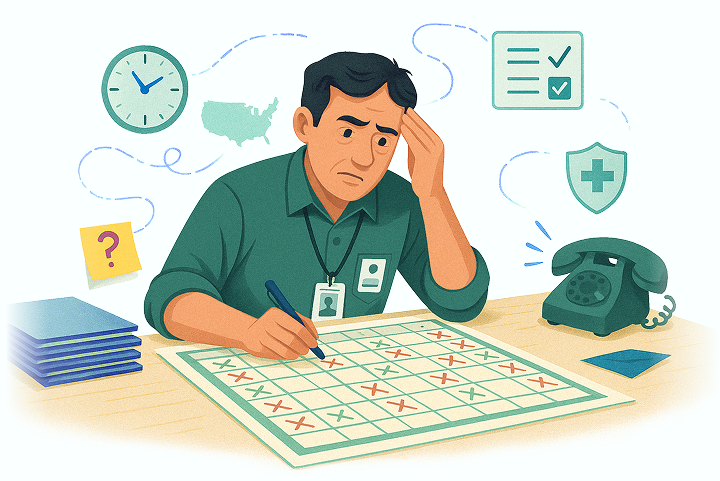 Vars Health Challenge 1: Manual & Disconnected Workflow of Healthcare Staffing Operations