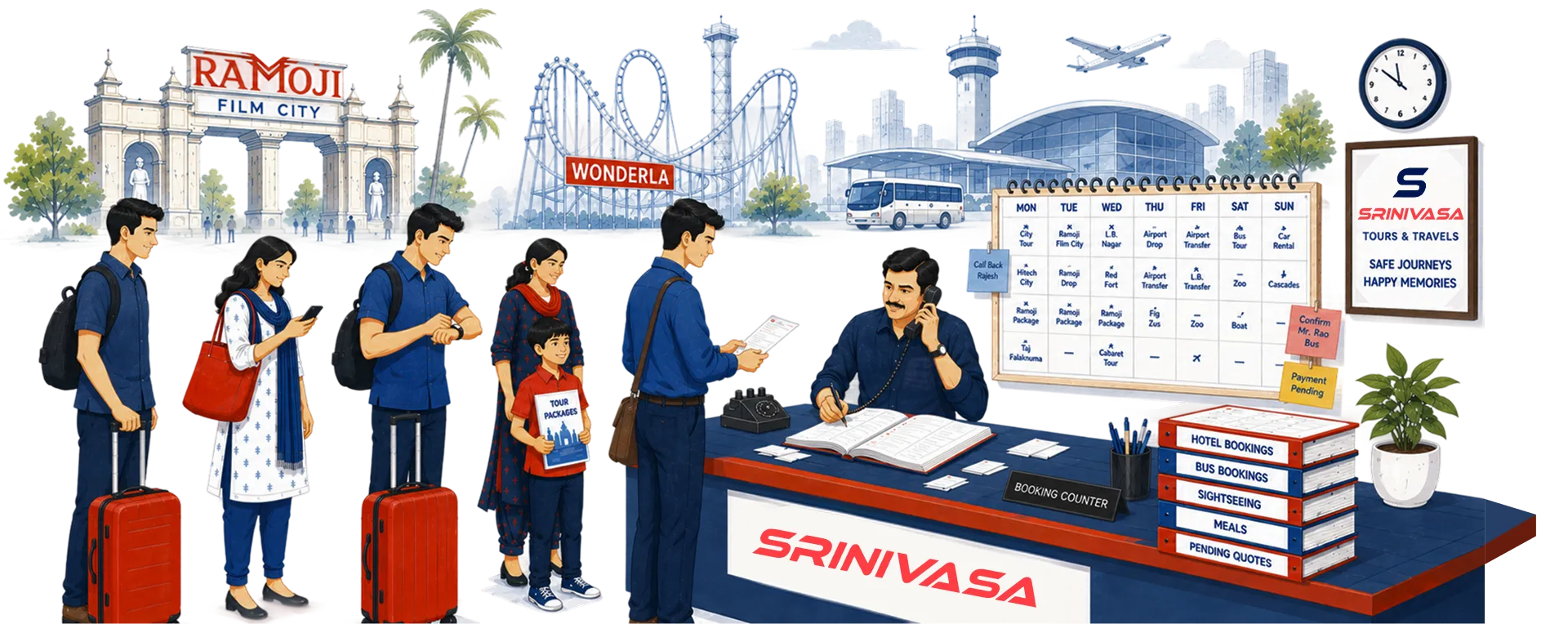 Srinivasa Travels' Challenge 3: Tours and Travel Business Locked in Offline Booking Workflows