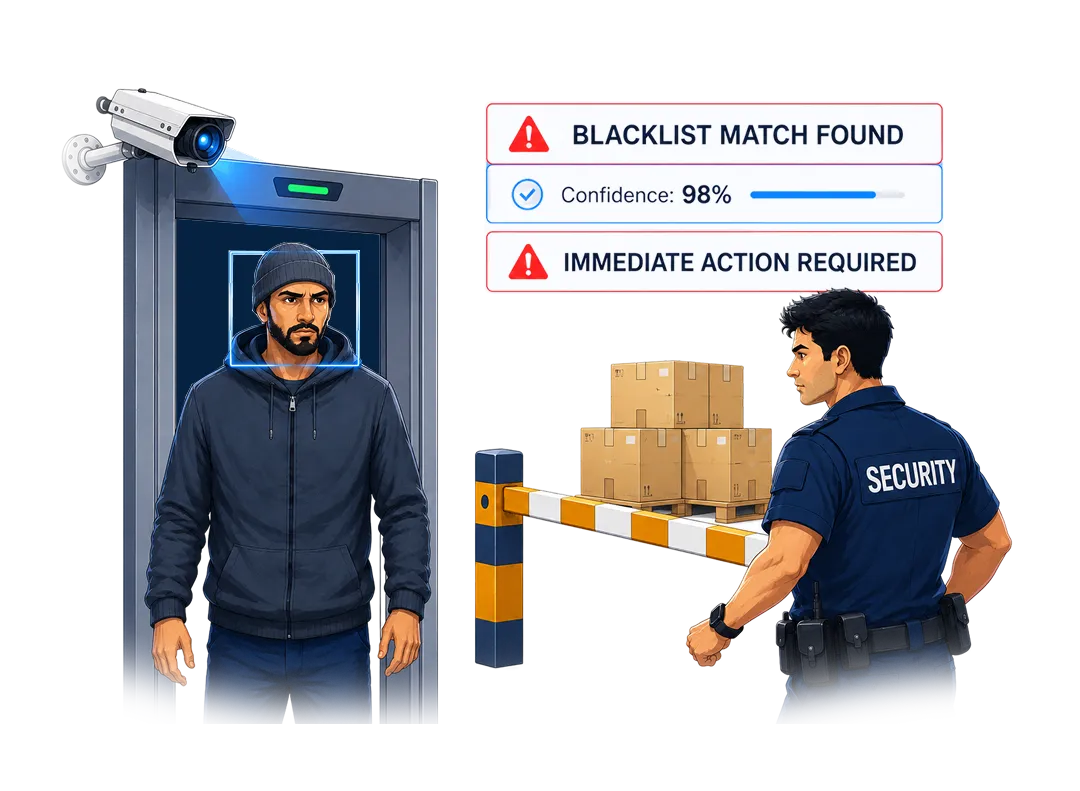 GMR Cargo's Solution 1: Real-Time Face Recognition Improved Detection of Blacklisted Persons