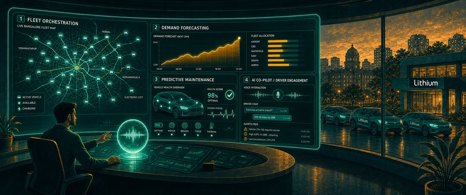 Tericsoft Helped Lithium Urban Technologies Build an AI Co-Pilot for EV Fleet Operations