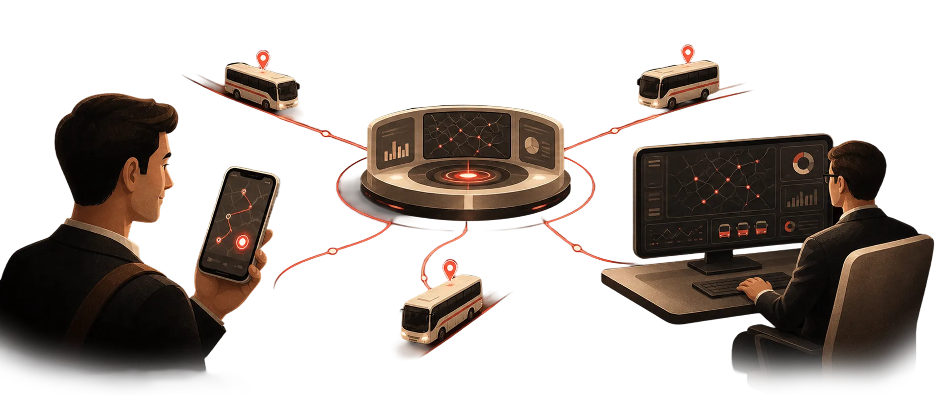 Daily Shuttles' Solution 3: Real-Time Shuttle Tracking & Operations Management