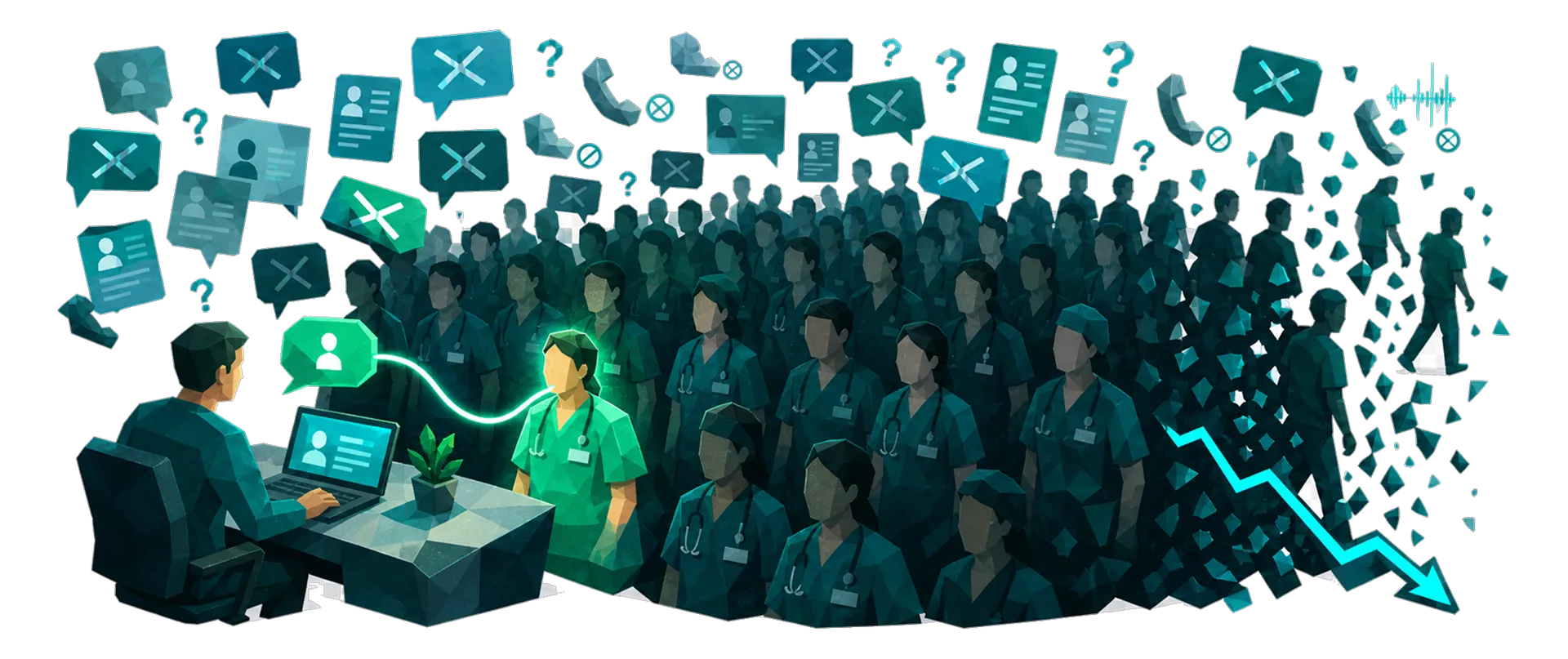 AI Recruiter Healthcare Company's Challenge 3: Limited Candidate Insight and Inconsistent Candidate Experience