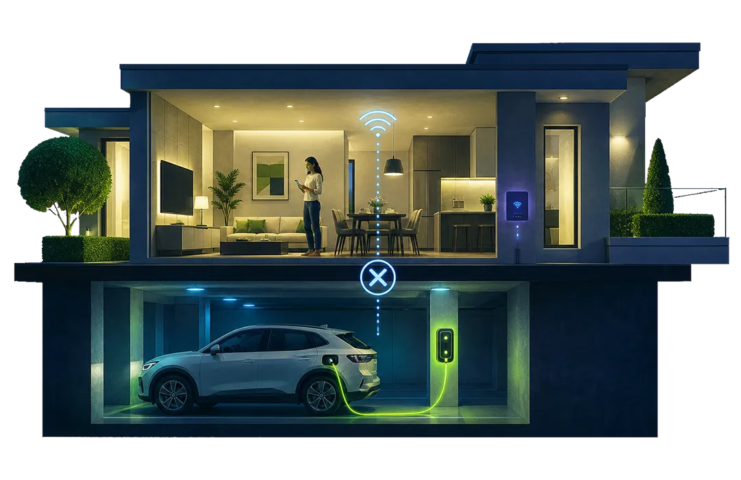 Eveco's Challenge 2: The Chargers Live Underground, Where the Internet Does Not