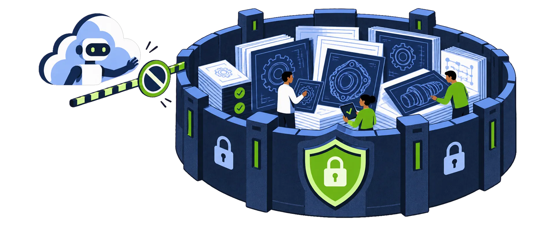 UCC's Challenge 3: Enterprise Security Constraints  for a First Al Initiative