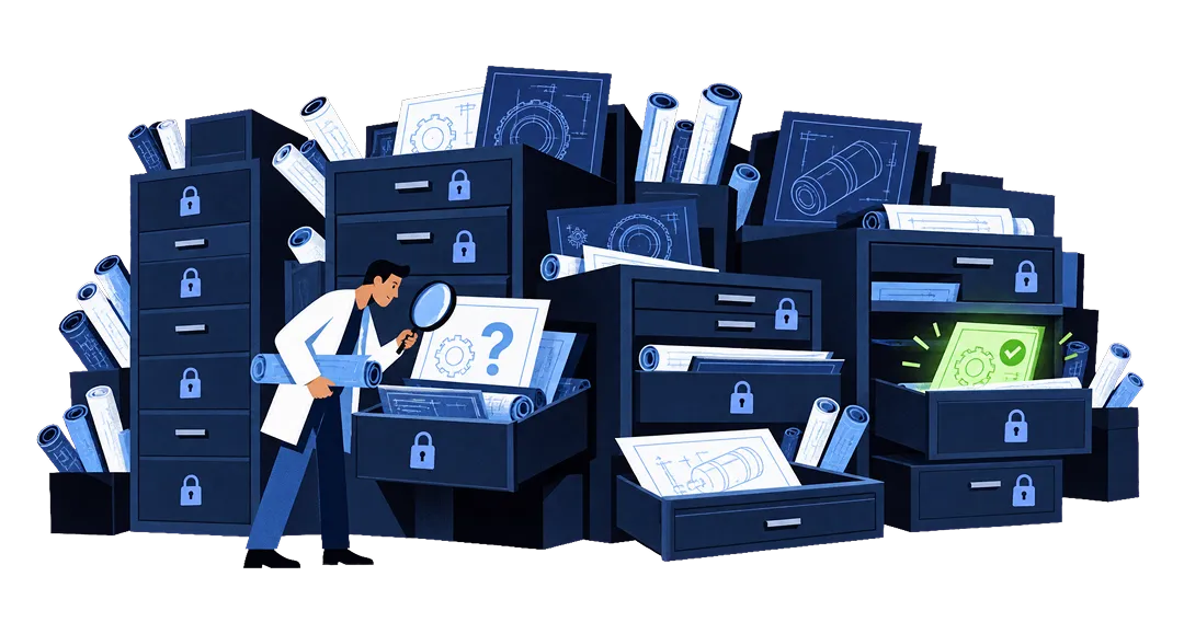 UCC's Challenge 1: Critical Engineering IP Locked in Scanned Archives