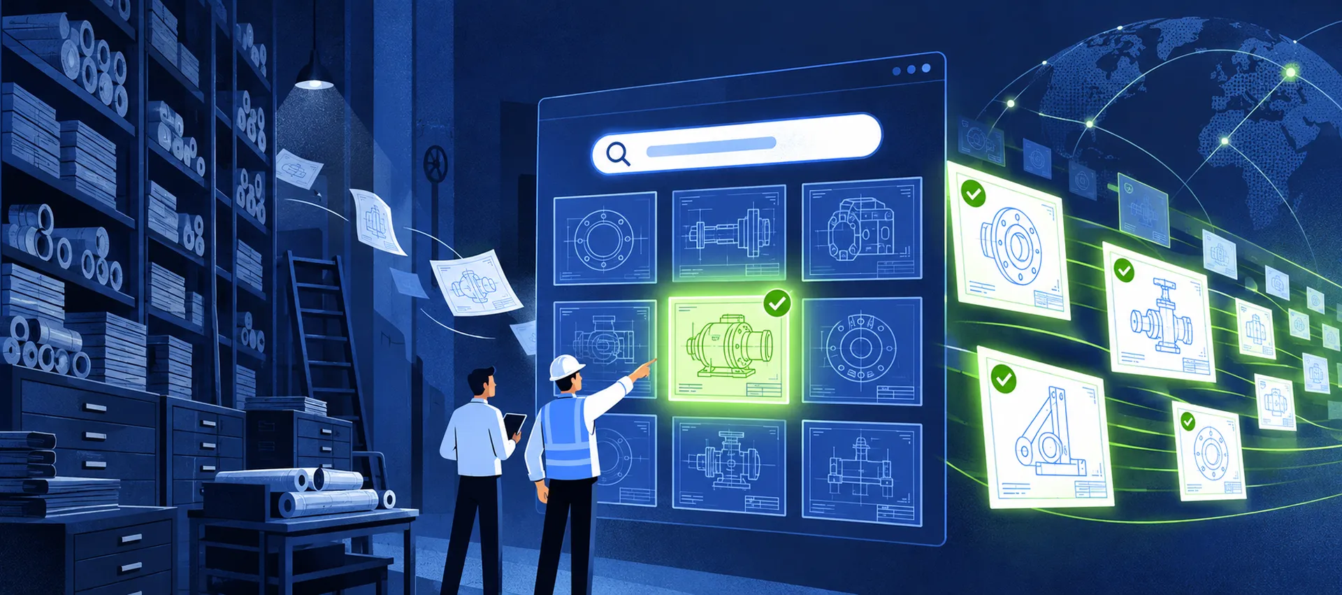 Tericsoft Helped a Global Engineering Enterprise Make 400,000 Legacy Drawings Searchable with Al