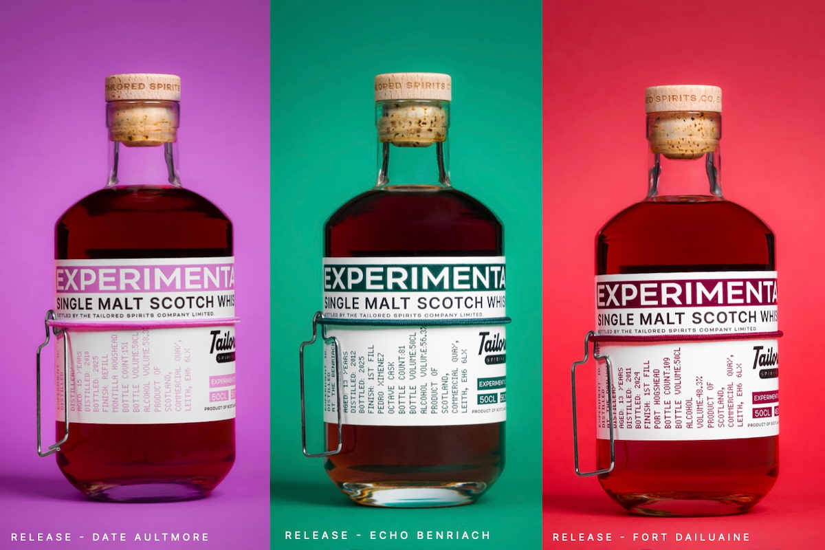 Tailored Spirits Experimental Single Malt Scotch Whisky Bottles, Single Cask Whisky, Cask Whisky, Scotch Whisky