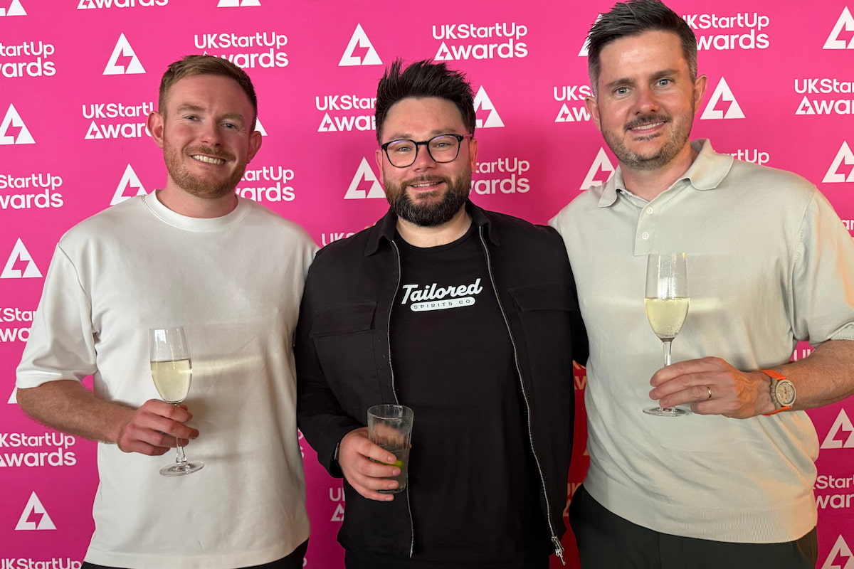 Co-founders of private whisky business, Operations director Carl Johnstone, Creative director Tom Costello, Sales and Whisky director Adam Harding