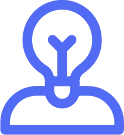 Support icon for expert onboarding, training, and data governance advice.