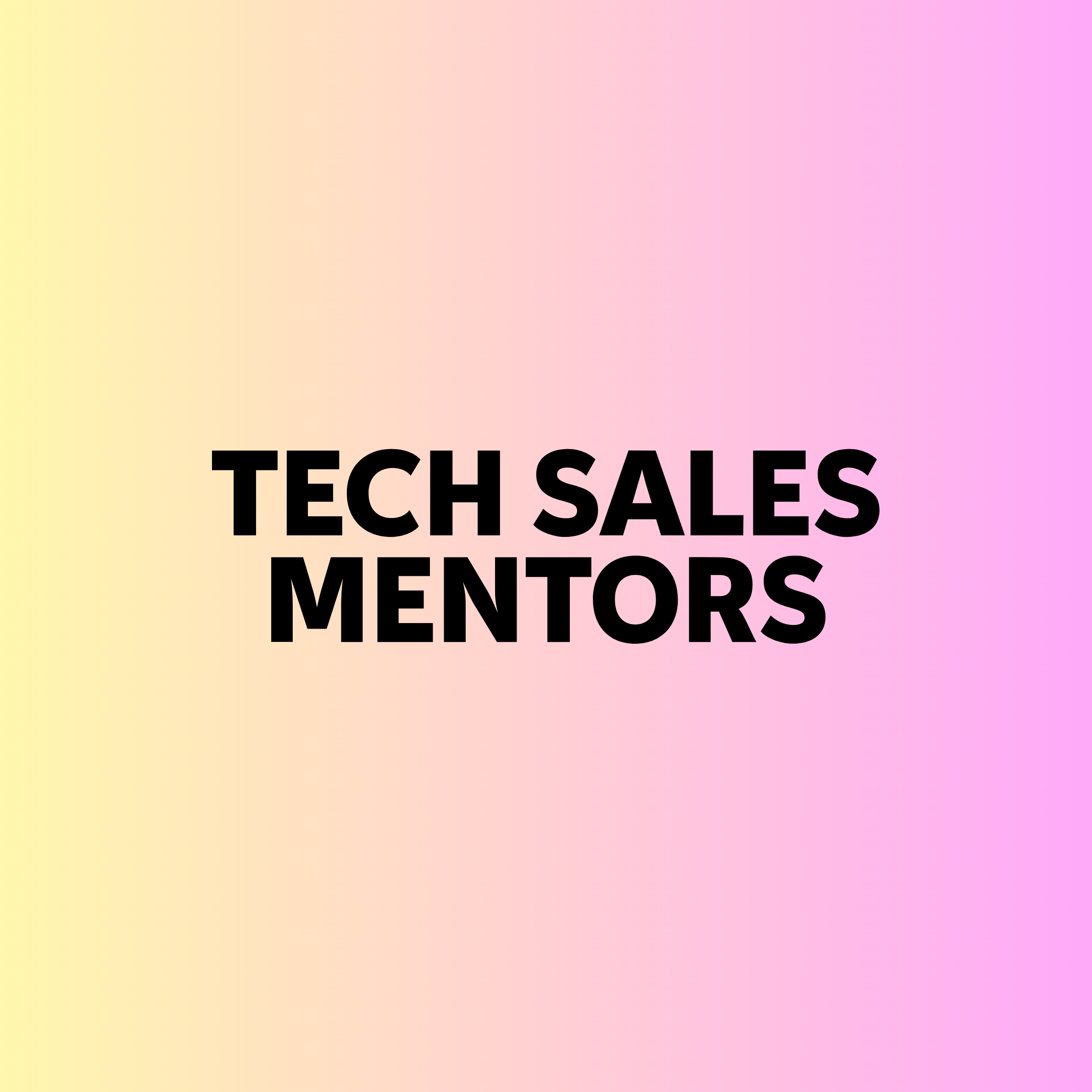 Tech Sales Mentors