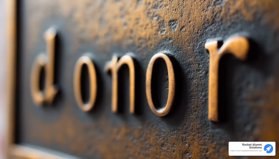 Plaques with Purpose: Recognizing Donors in Style