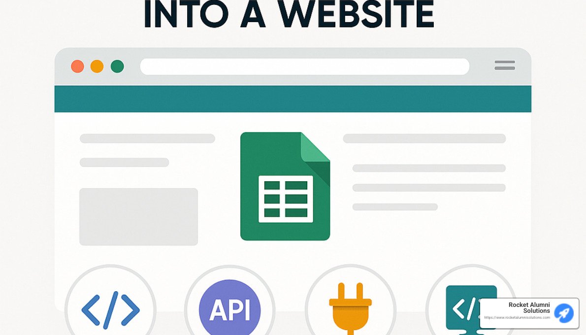 Different embedding methods for Google Sheets - Google Sheet Embed with Filters and Sorting