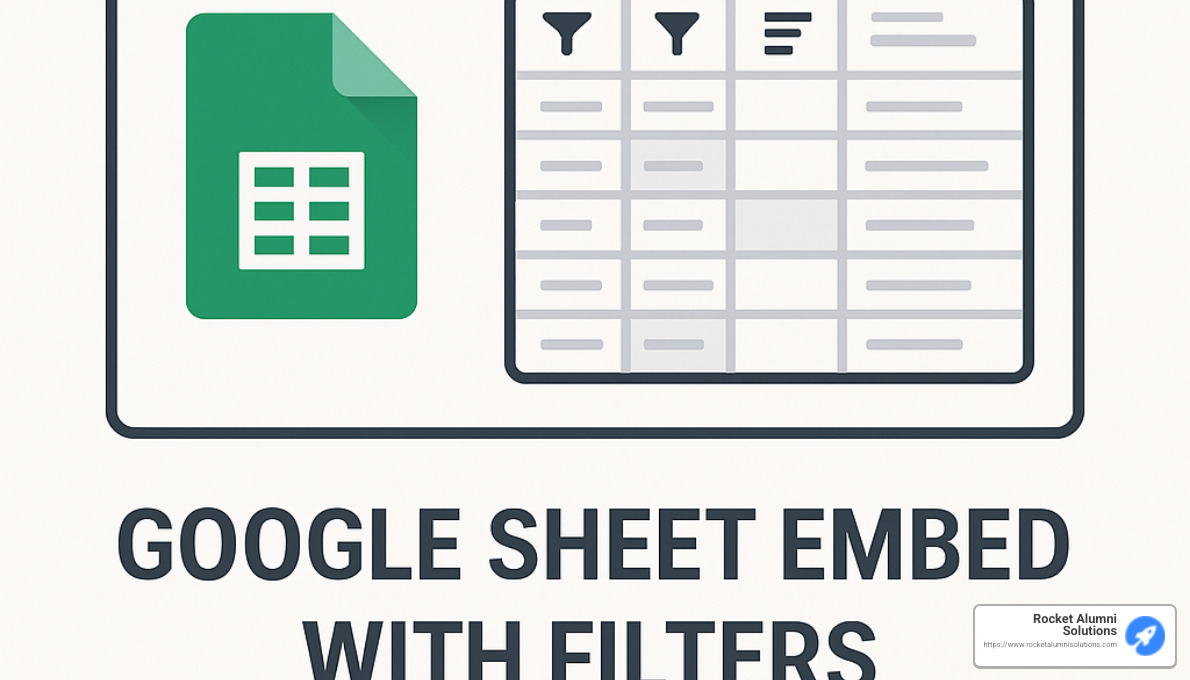 WordPress Gutenberg block with embedded Google Sheet iframe - Google Sheet Embed with Filters and Sorting