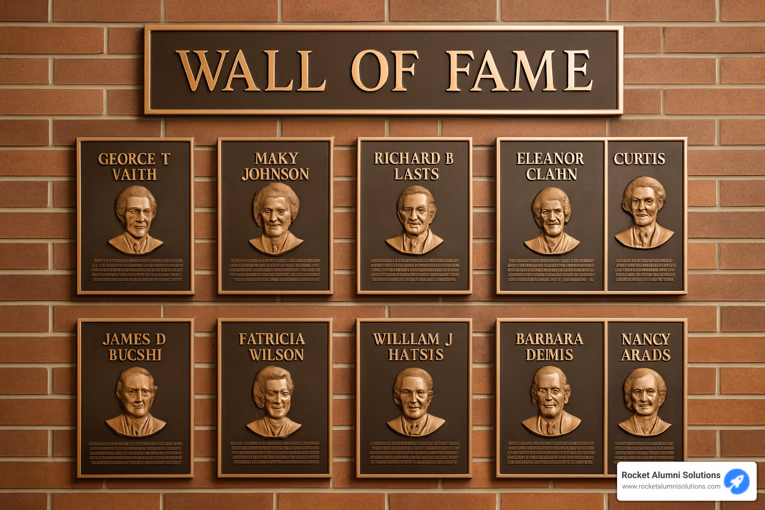 Wall of Fame Plaques That Make Recognition Stick