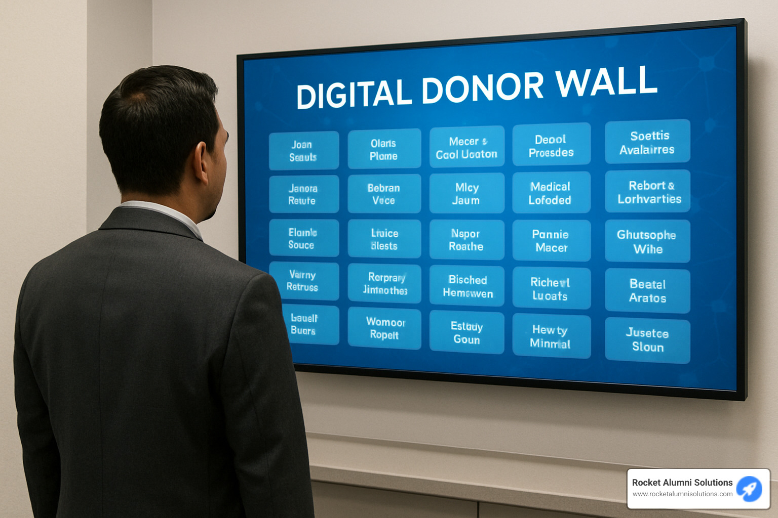 interactive digital donor wall with touchscreen - digital donor walls interactive digital donor wall with touchscreen - digital donor walls