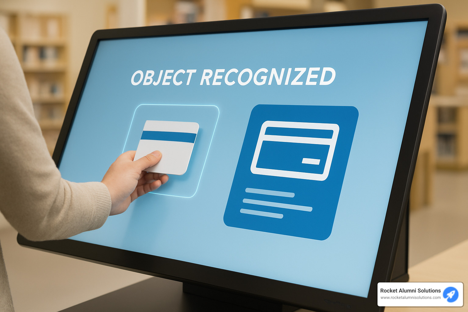 object recognition demonstration on interactive touchscreen - interactive screen software