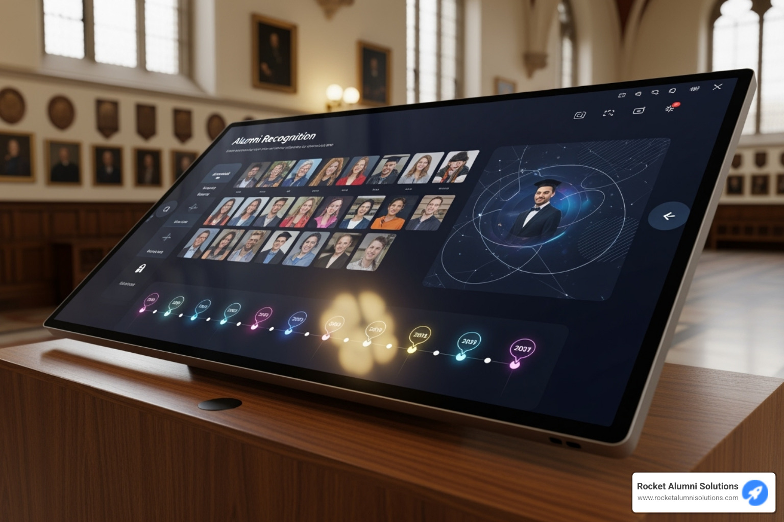 In Depth Guide to Alumni Recognition Touchscreen Solutions