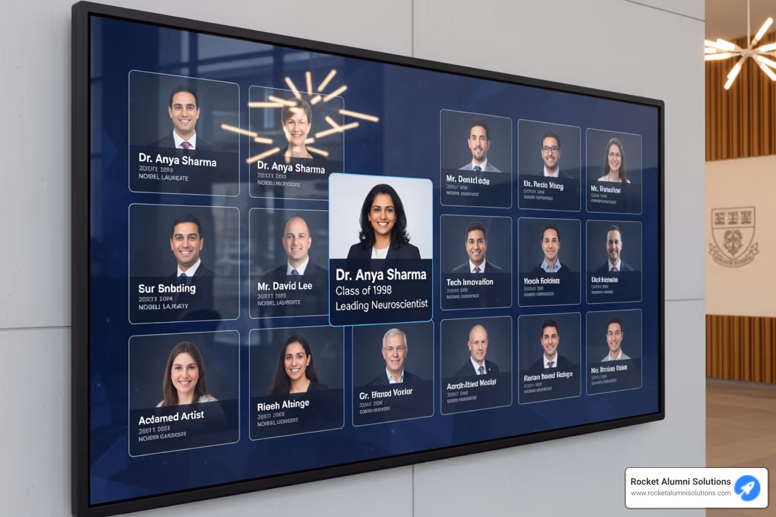 **All About Alumni Achievement Touchscreen**
