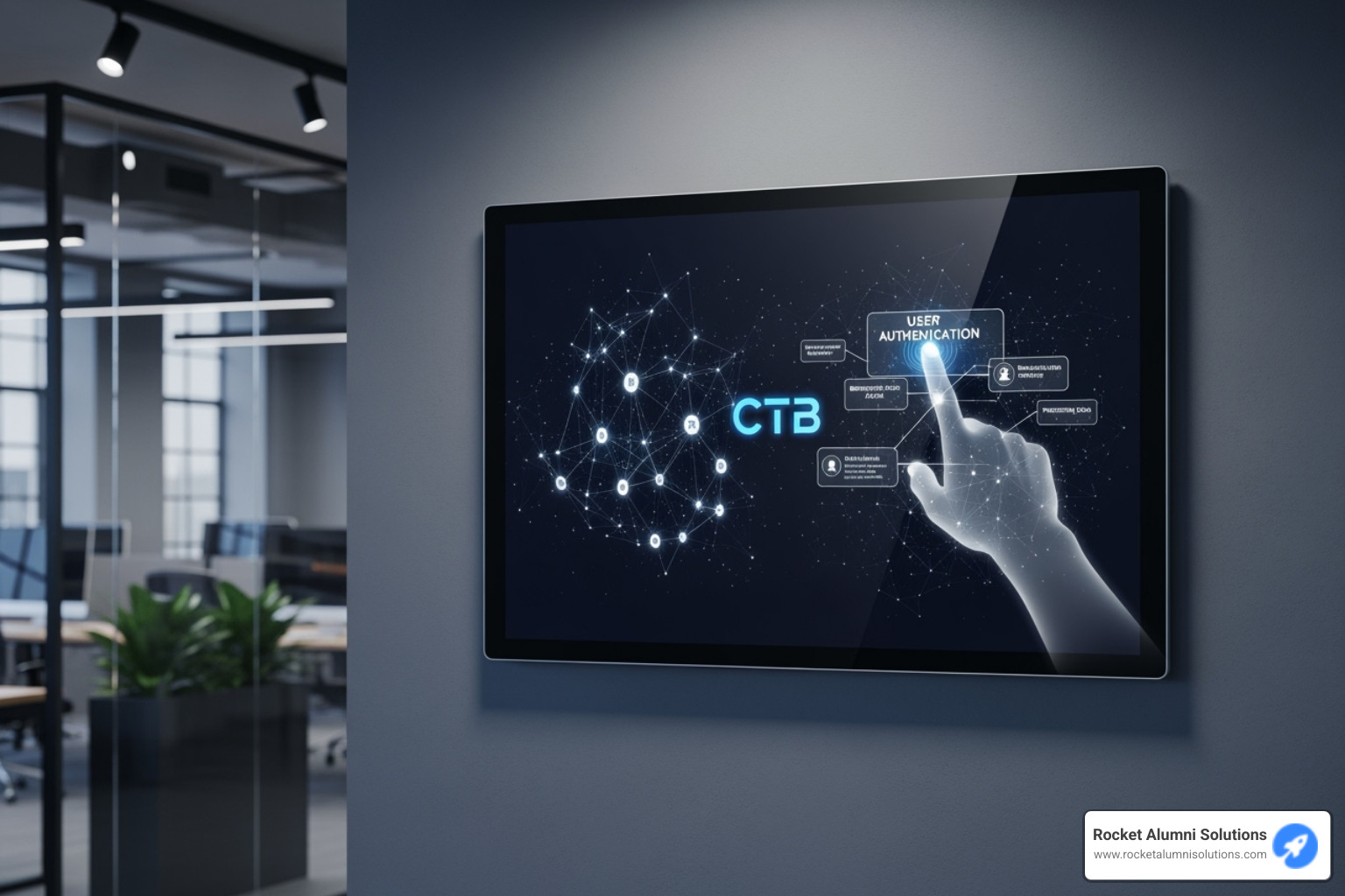 University of Maryland's touchscreen display - Company Touchscreen Recognition Board
