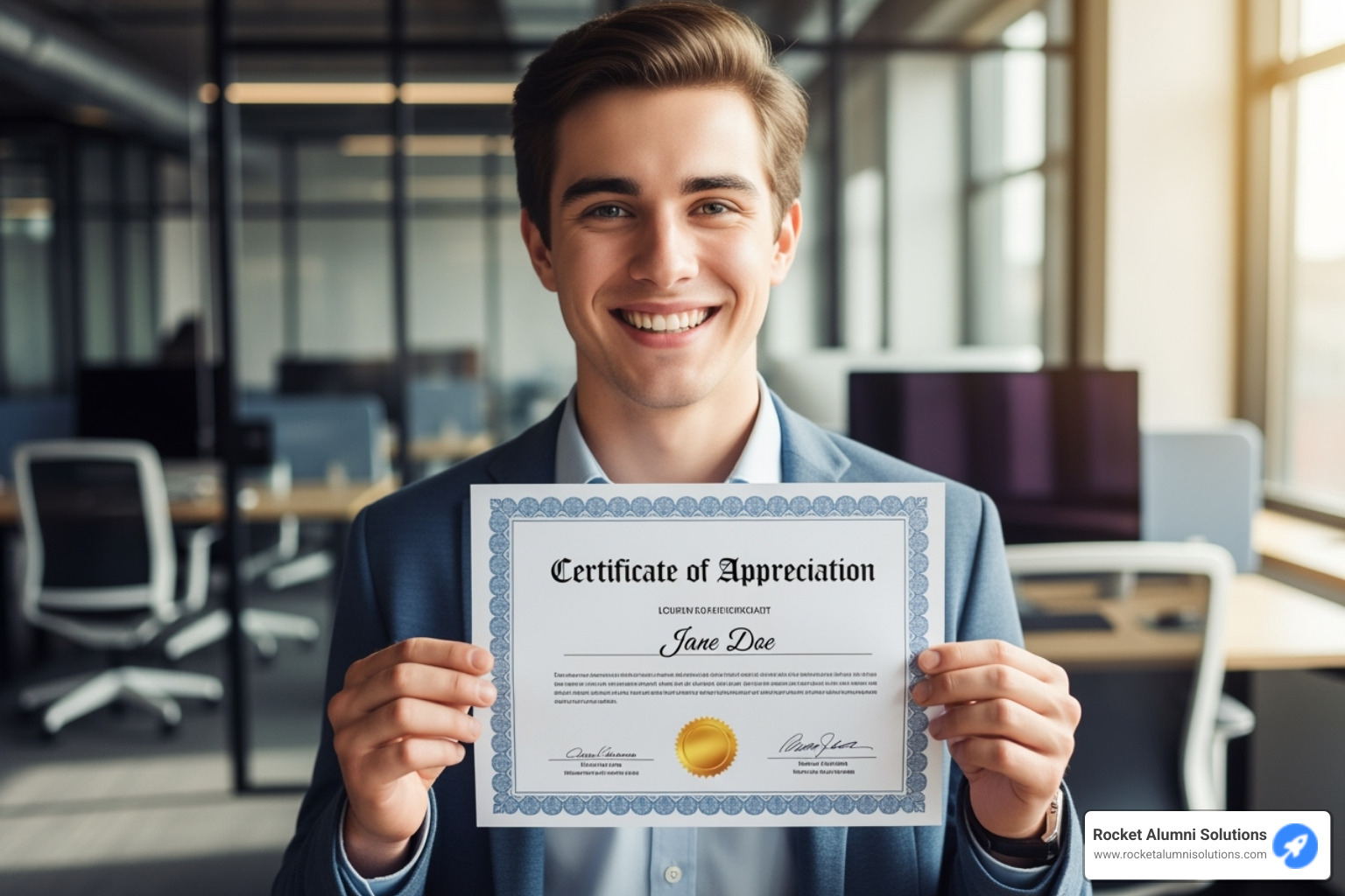An intern proudly holding their certificate of appreciation - certificate of appreciation for internship An intern proudly holding their certificate of appreciation - certificate of appreciation for internship