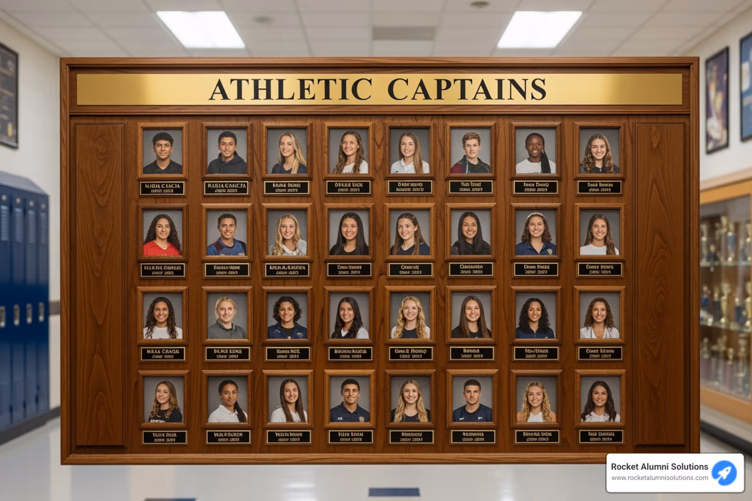 The Amazing High School Athletics Captains Recognition Board You Need