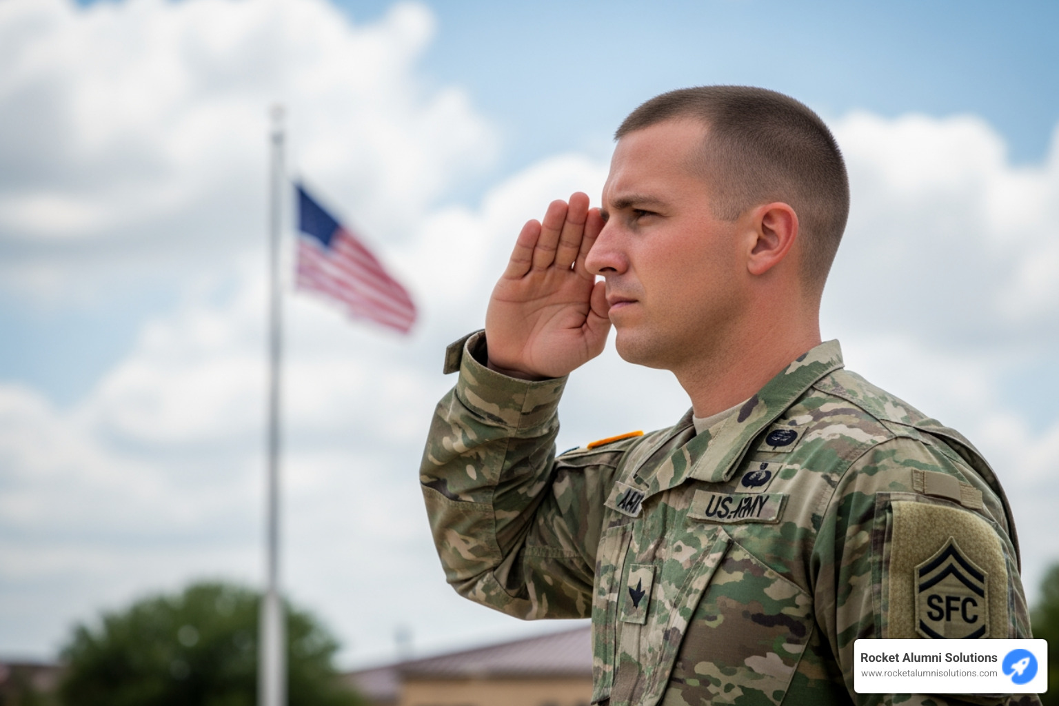 Military personnel rendering a hand salute - Captain Honors Display Military personnel rendering a hand salute - Captain Honors Display
