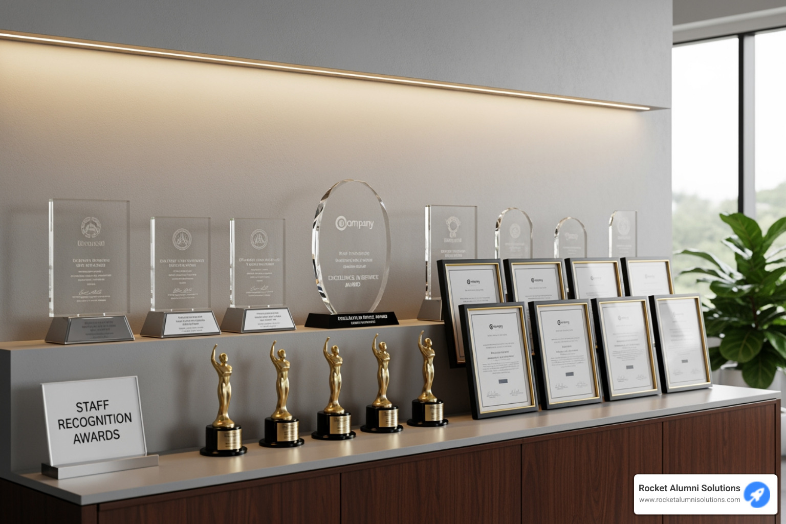 employee interacting with a large touchscreen digital recognition wall - staff recognition awards display employee interacting with a large touchscreen digital recognition wall - staff recognition awards display