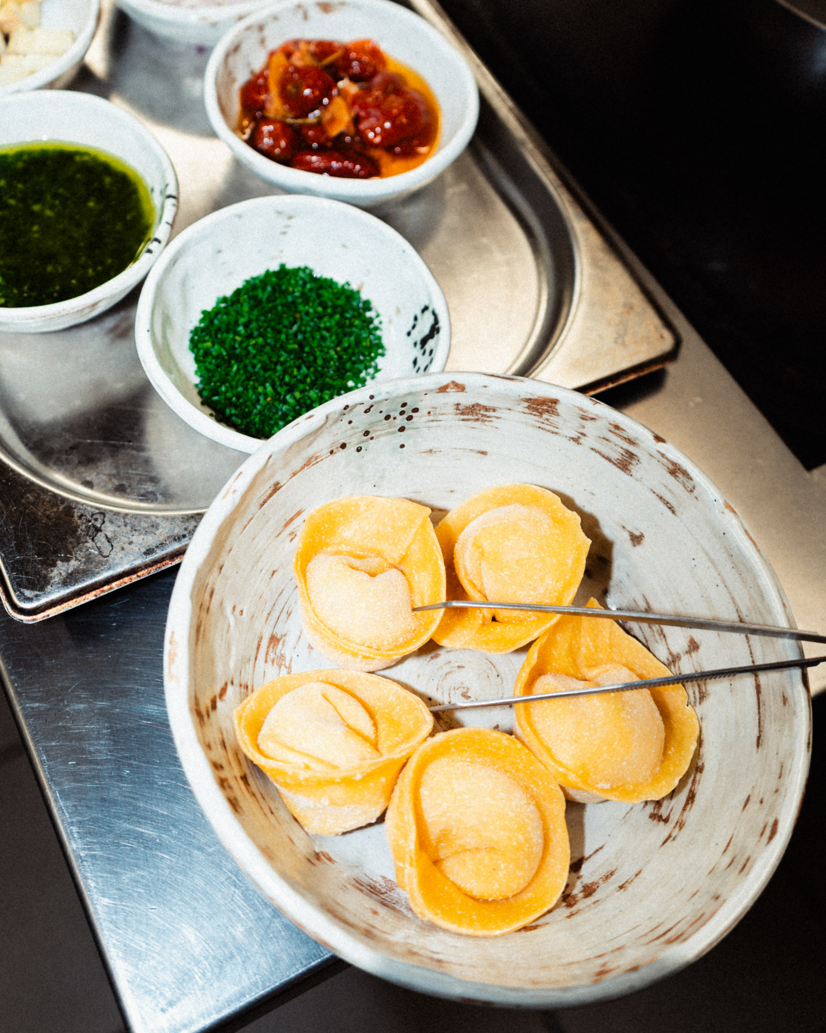 Hausgemachte Ravioli, Bergrestaurant MARMO