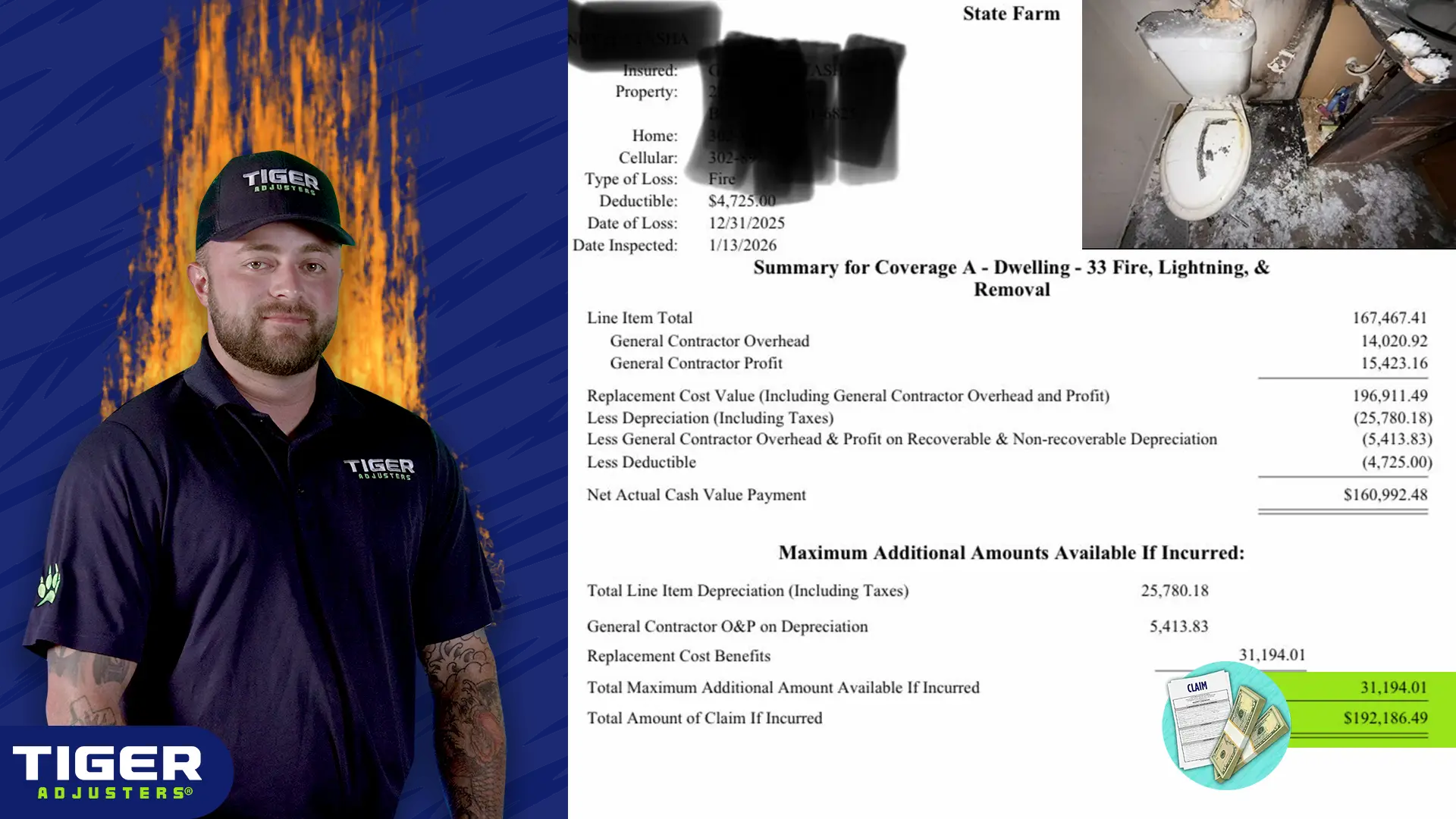 Brendan Steinbrecher Public Adjuster Fire Case Study