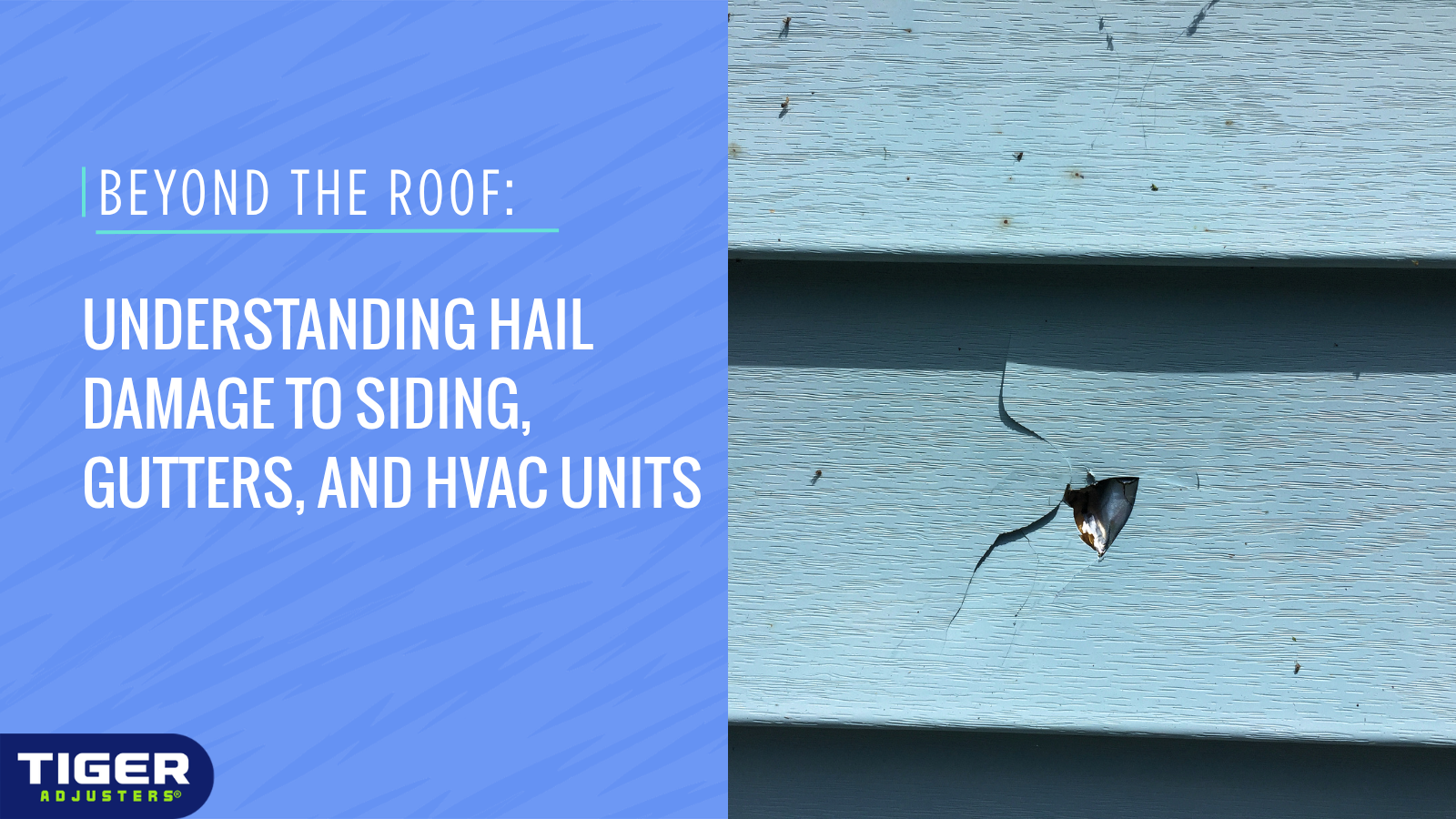 When most homeowners think about hail damage, they picture a battered roof. And while the roof often takes the brunt of the storm, it’s far 