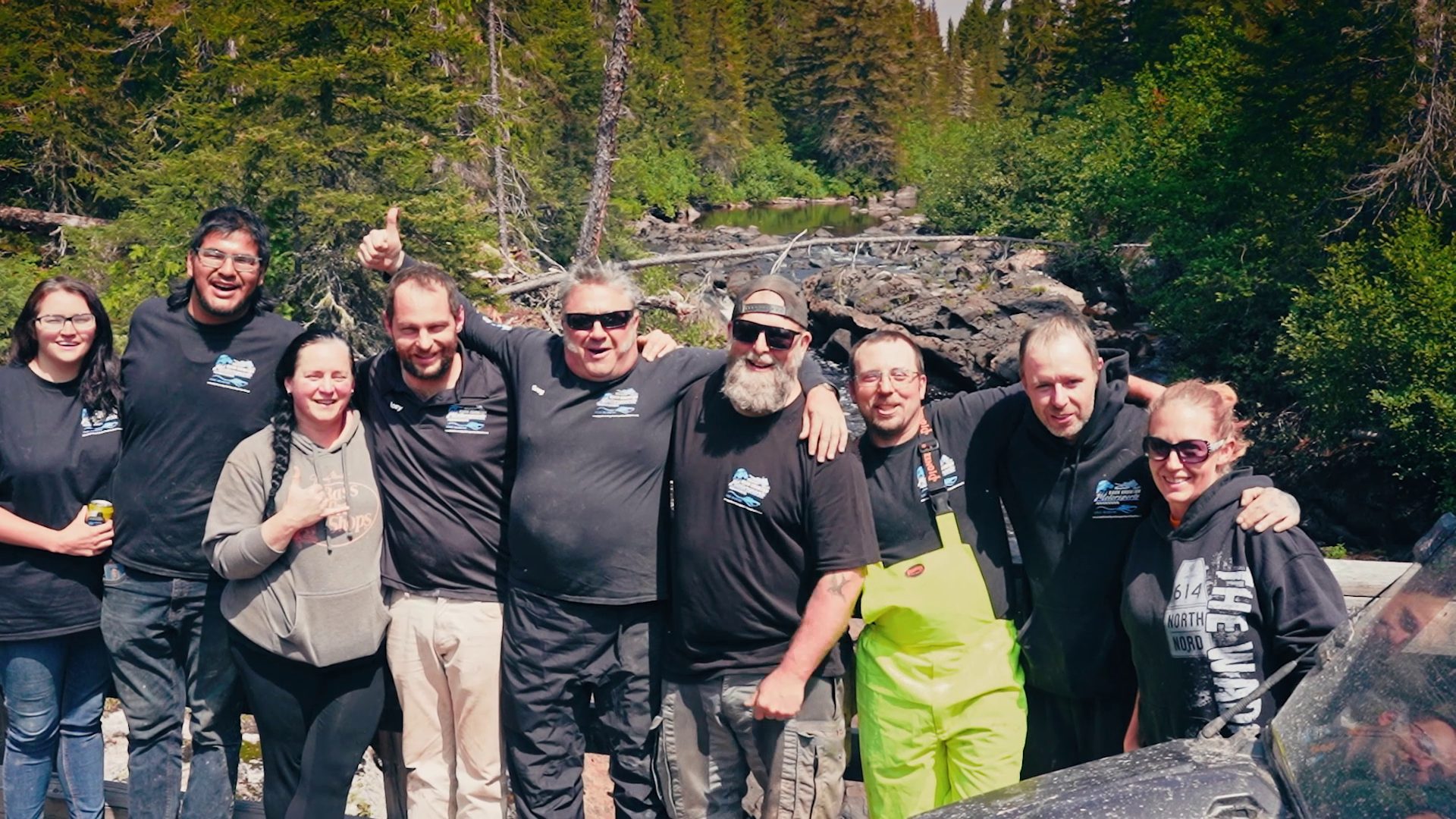 The Manitouwadge ATV Jamboree volunteer crew